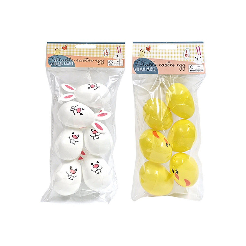 Set oua cu urechiuse, 6 bucati, 7 cm