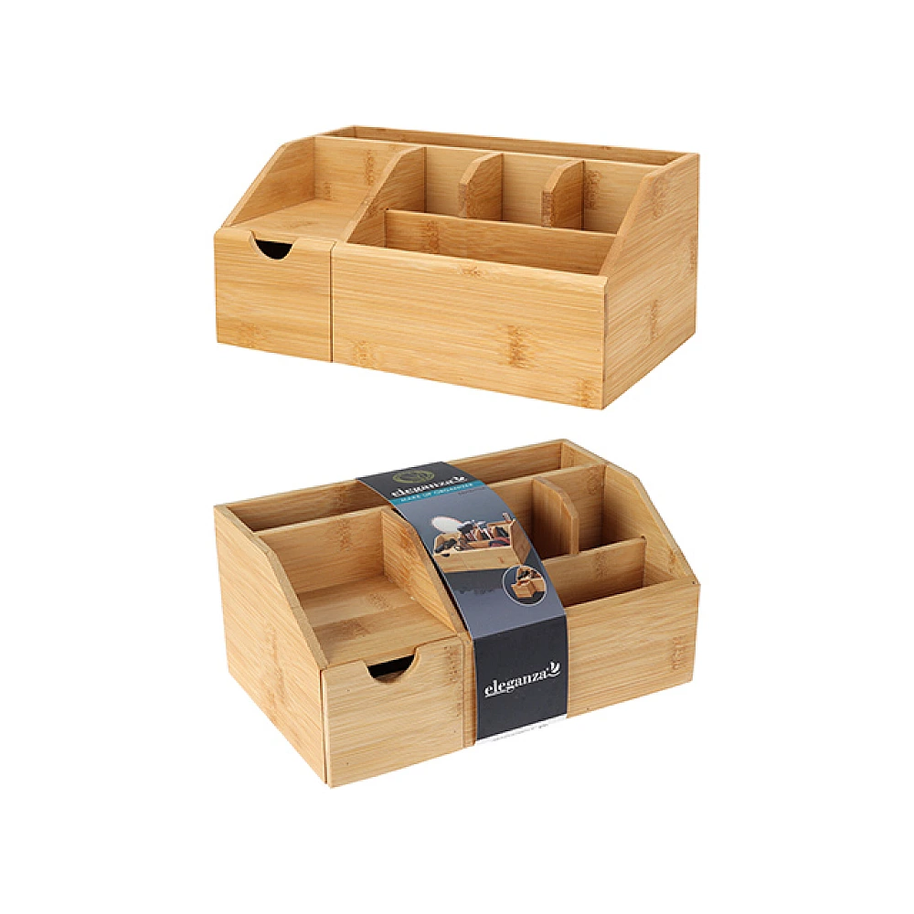Organizator pentru cosmetică Eleganza 24X15X11cm, bambus