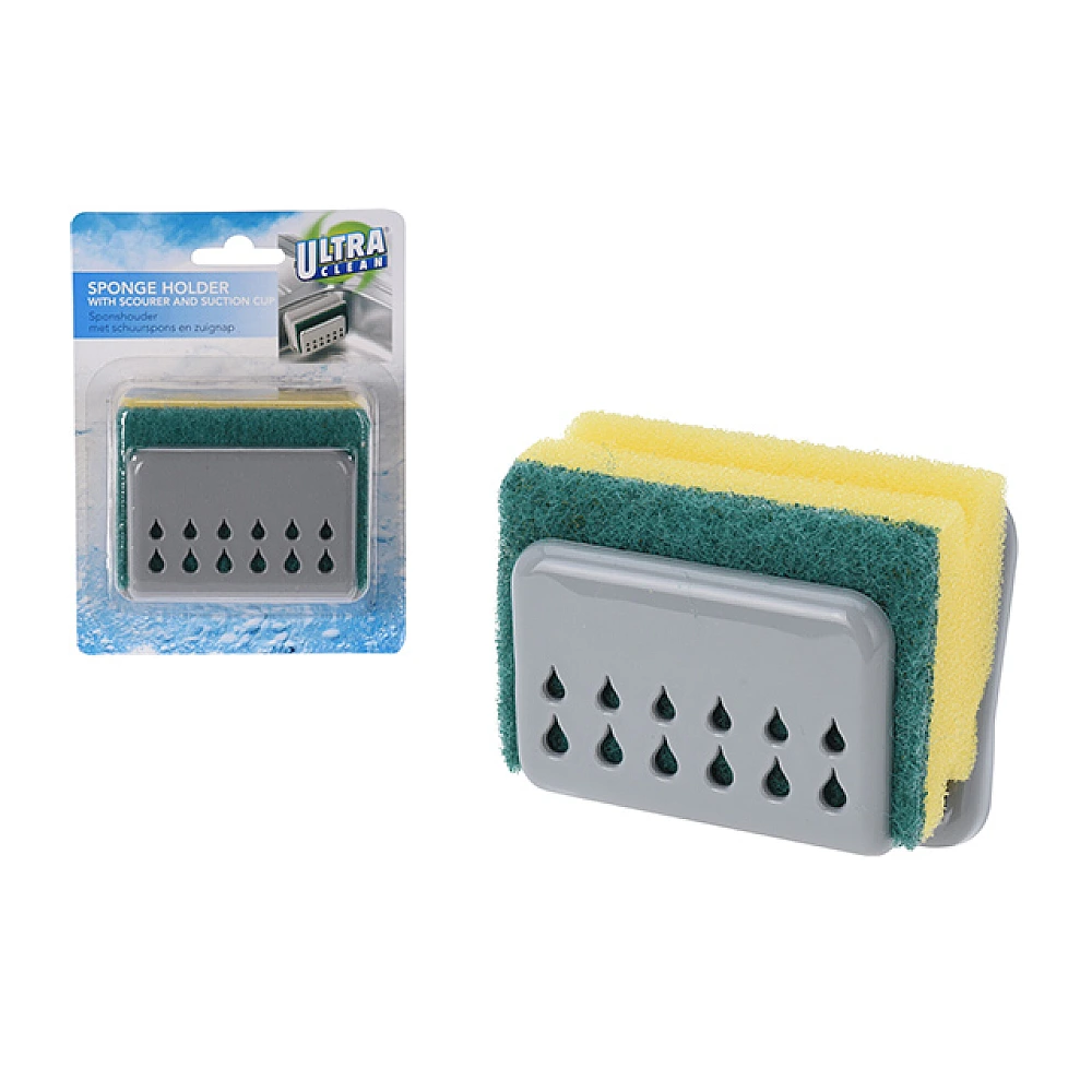 Set suport + burete pentru spalat vase Ultra Clean 10X7cm