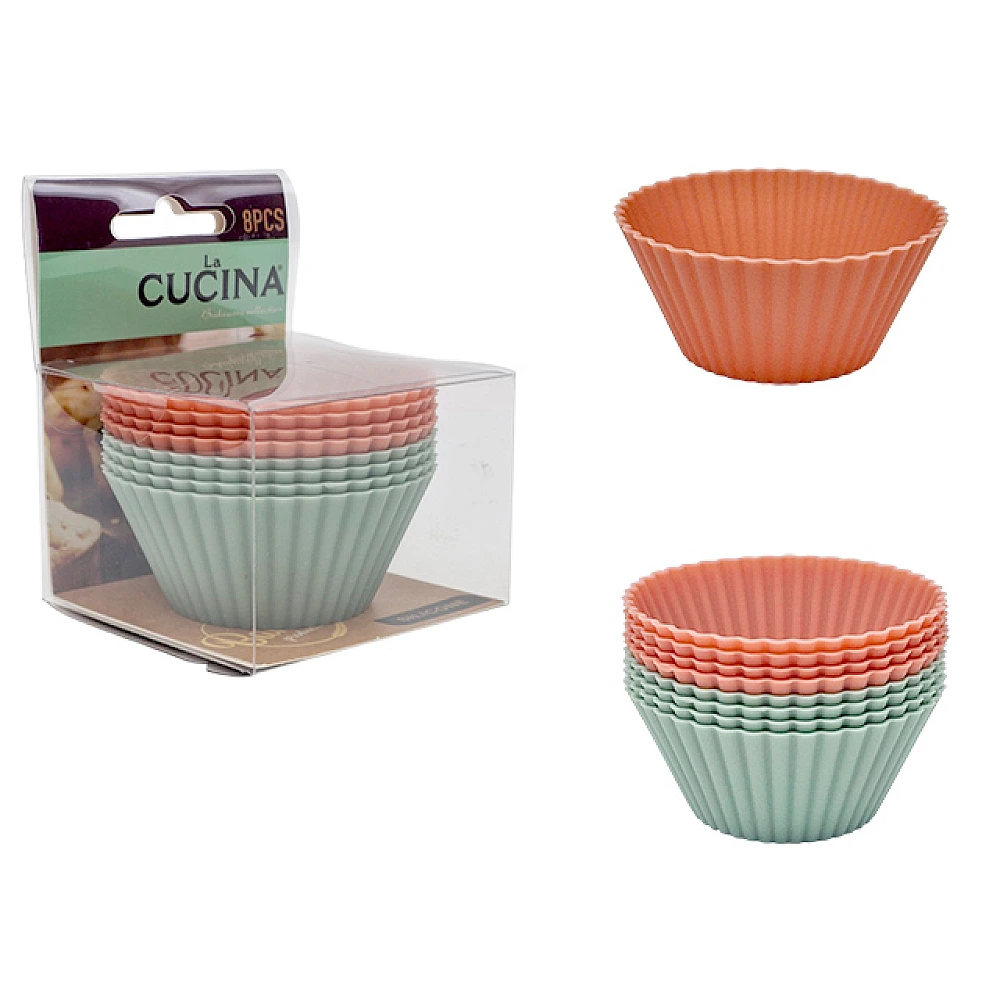Set de forme pentru checuri din silicon Cucina 8buc 7 cm, in cutie