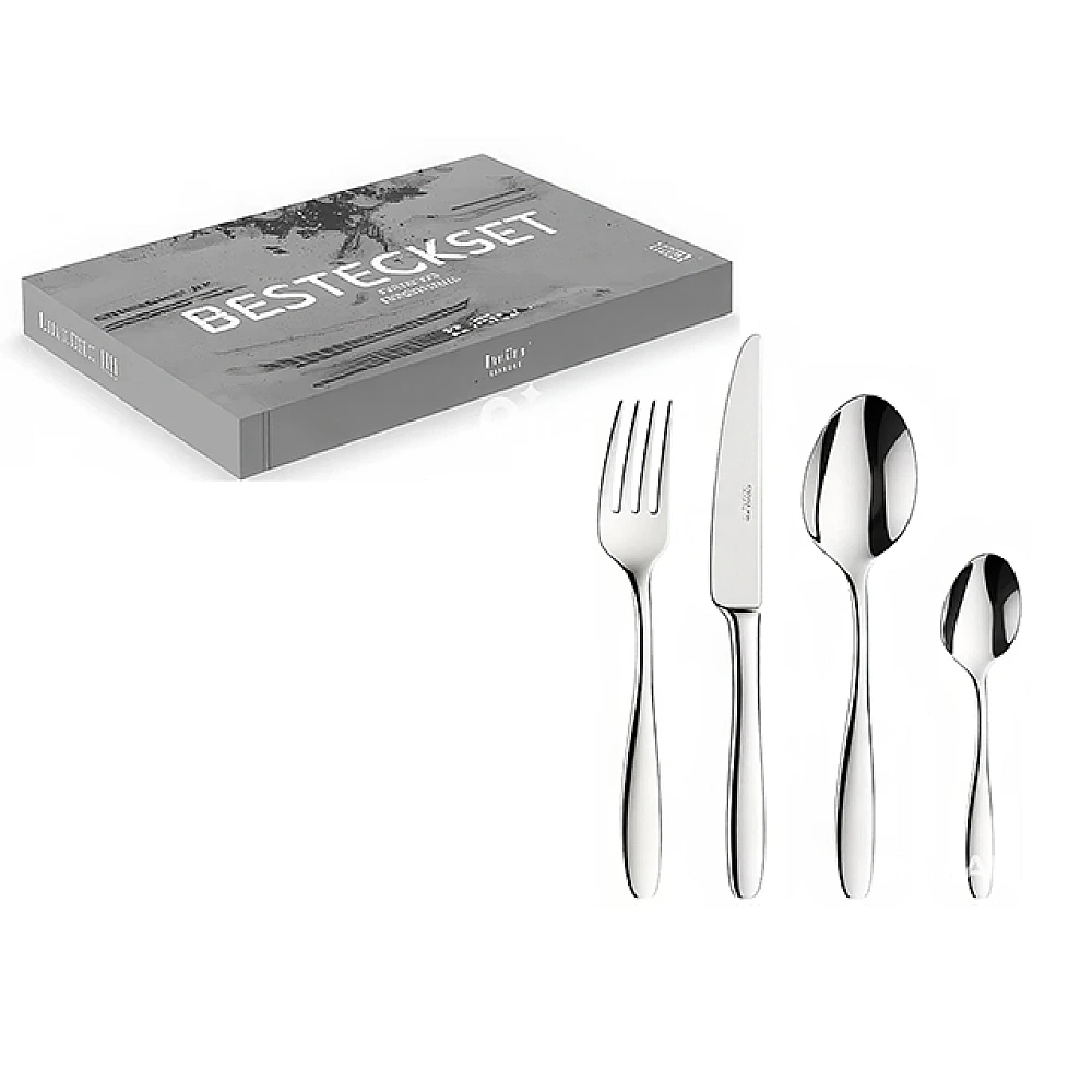 Set de tacamuri Pinti Ponza 60buc, inox 18/10, gift box