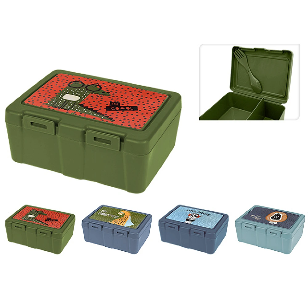 Lunch-box EH 8X13.5X7.5cm, 4 culori