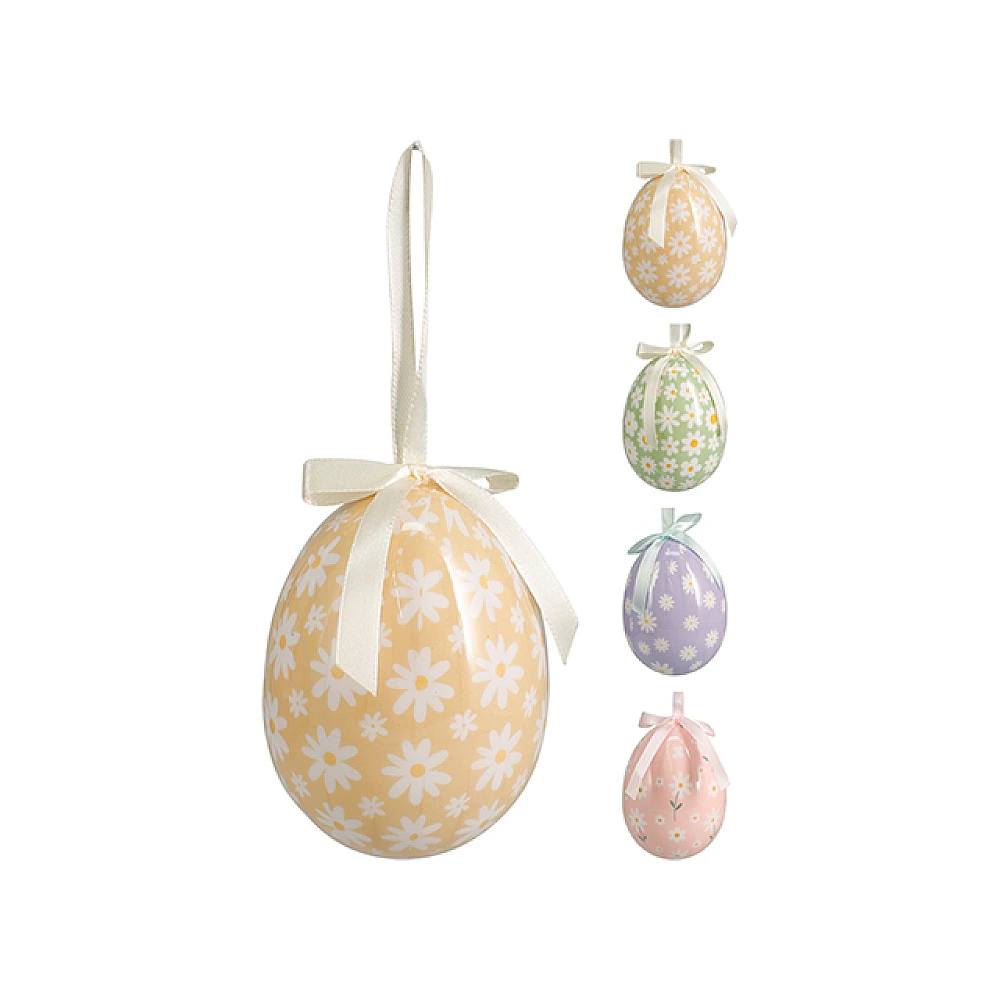 Suvenir suspendabil „Ou” cu imprimeu floral, 10Х7 cm