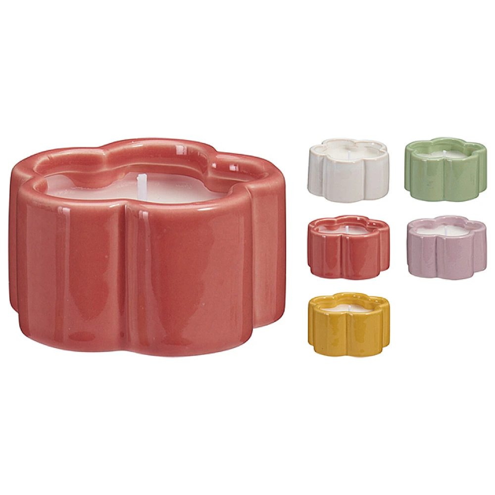 Lumanare parfumata in pahar din portelan 7X4 cm