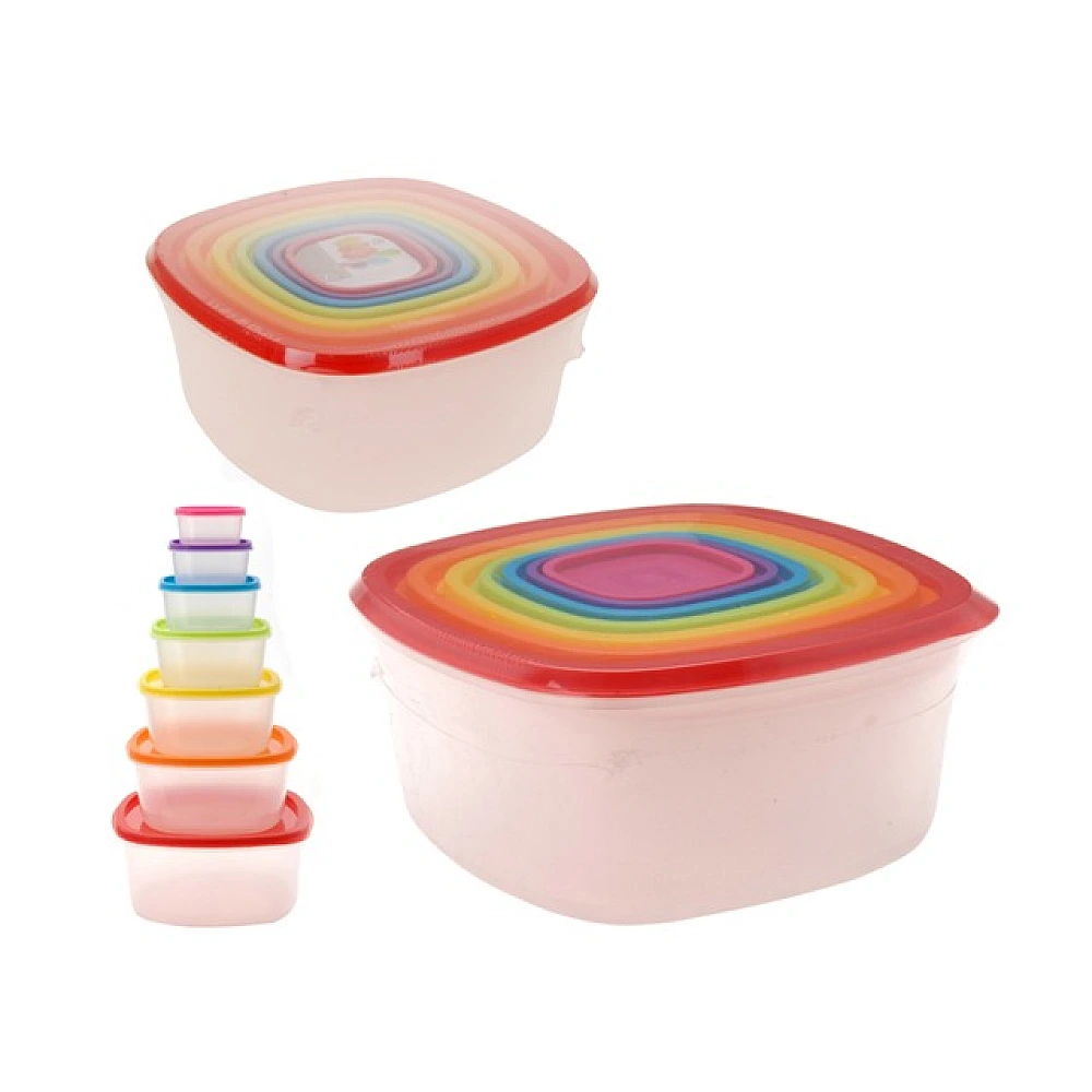 Set containere alimentare EH 7piese, plastic