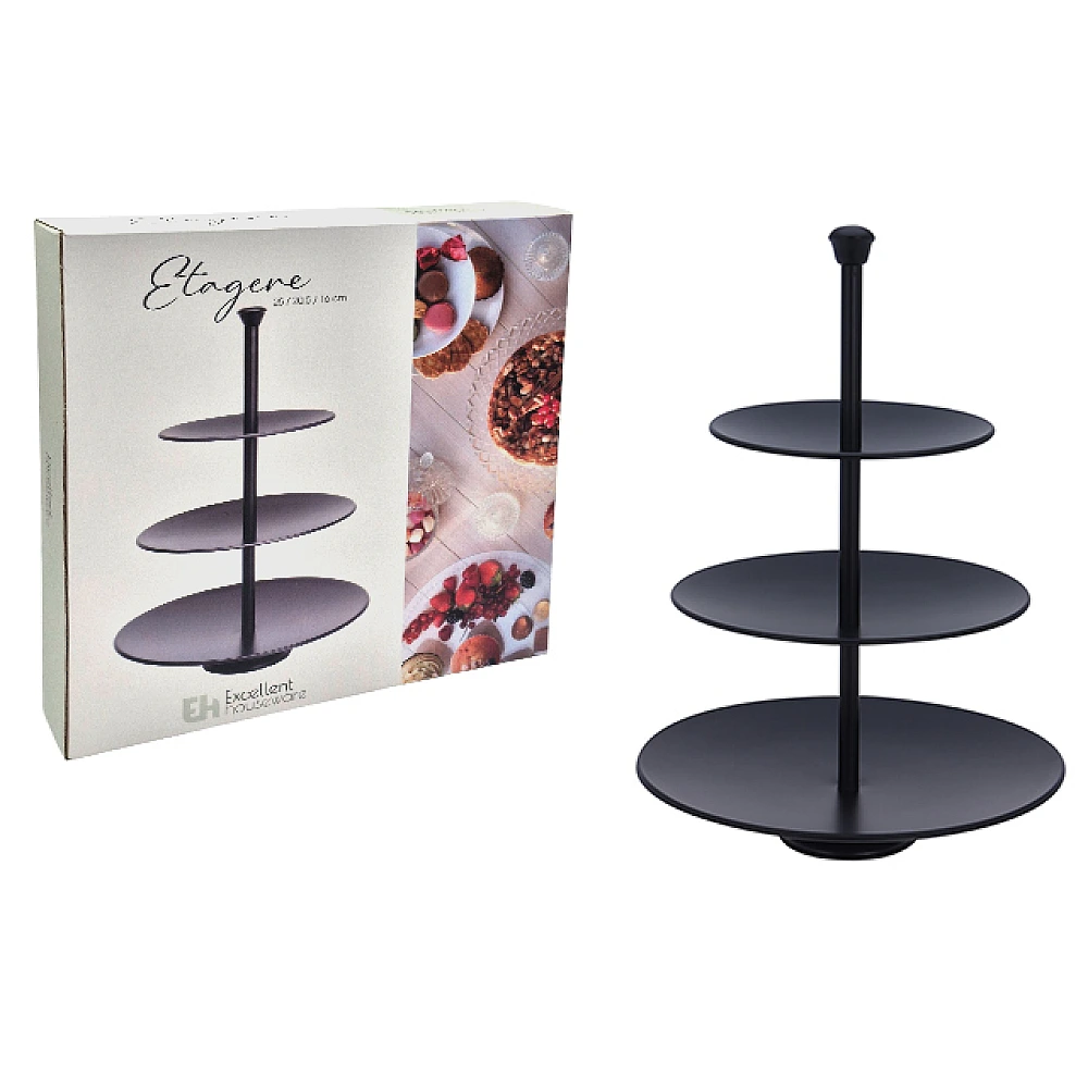 Suport de servire 3 niveluri D16cm/20.5cm/25cm, metal