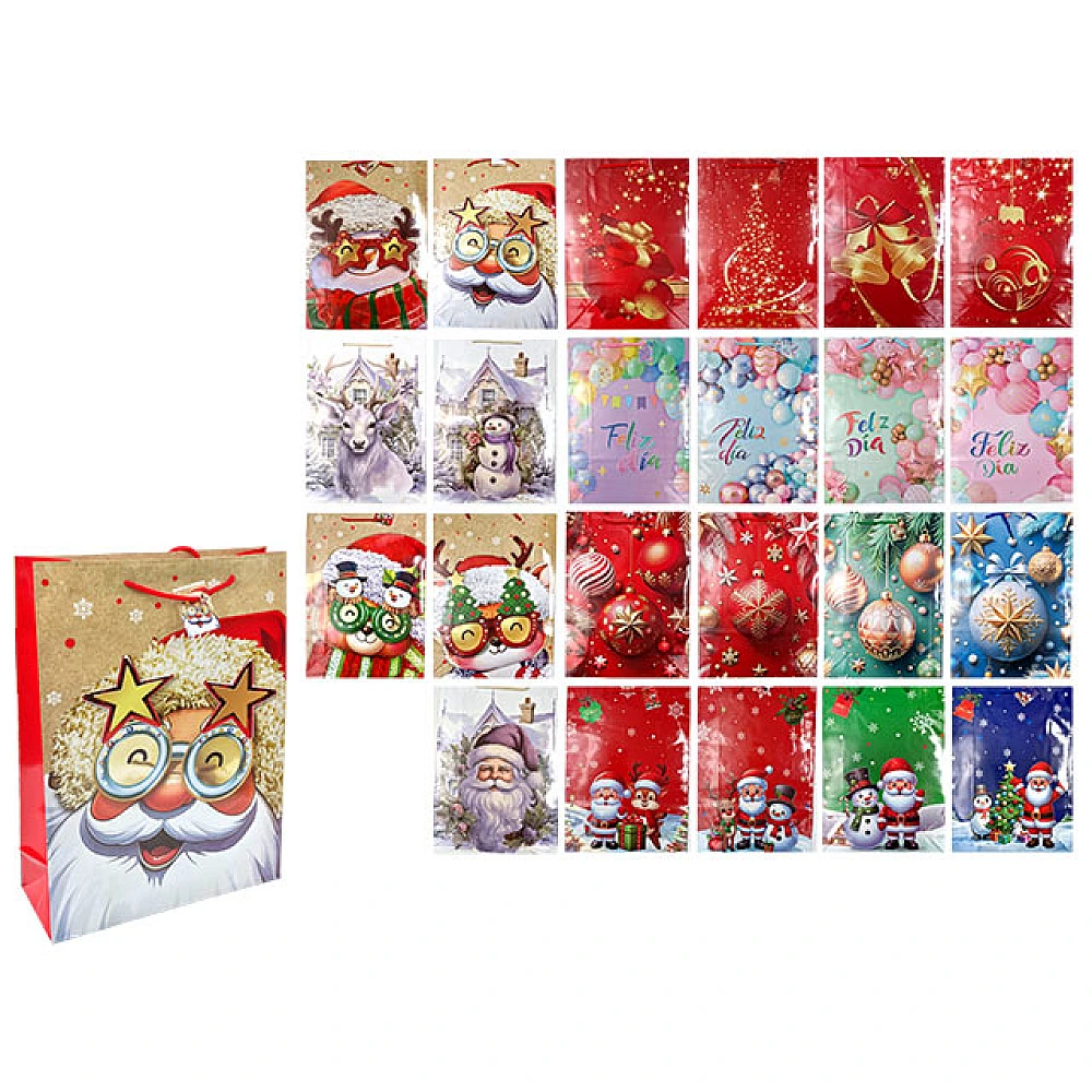 Punga pentru cadouri de Craciun 41X30X11cm