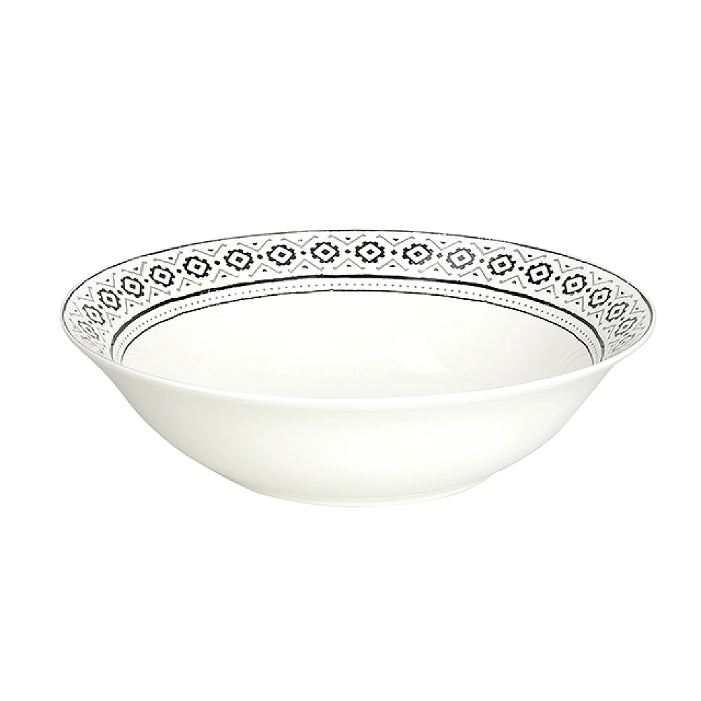 Salatiera din porcelan 23cm Tognana Arena Tatoo