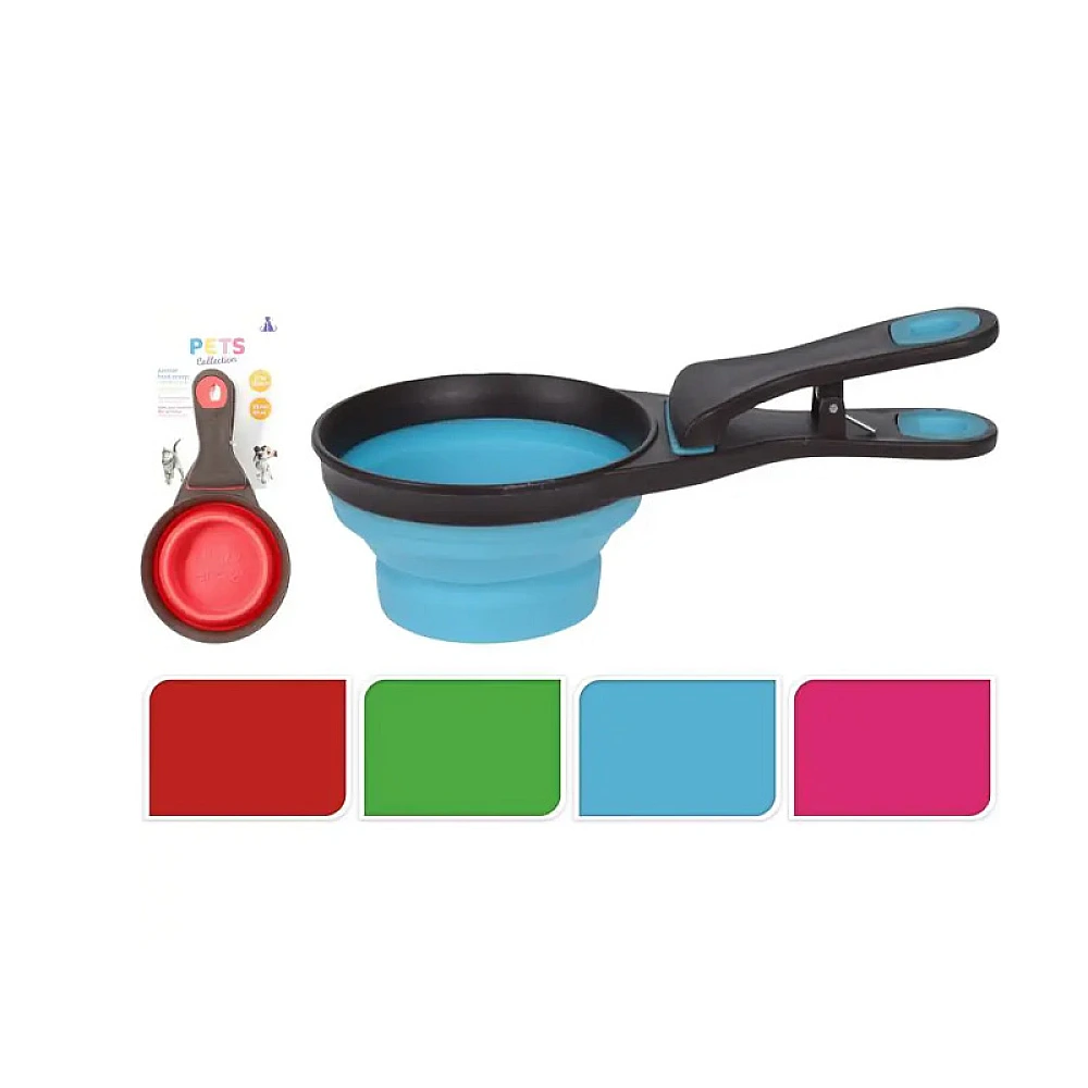 Recipient dozator pentru hrana la animale Pets 237-473ml, clema pentru pachet