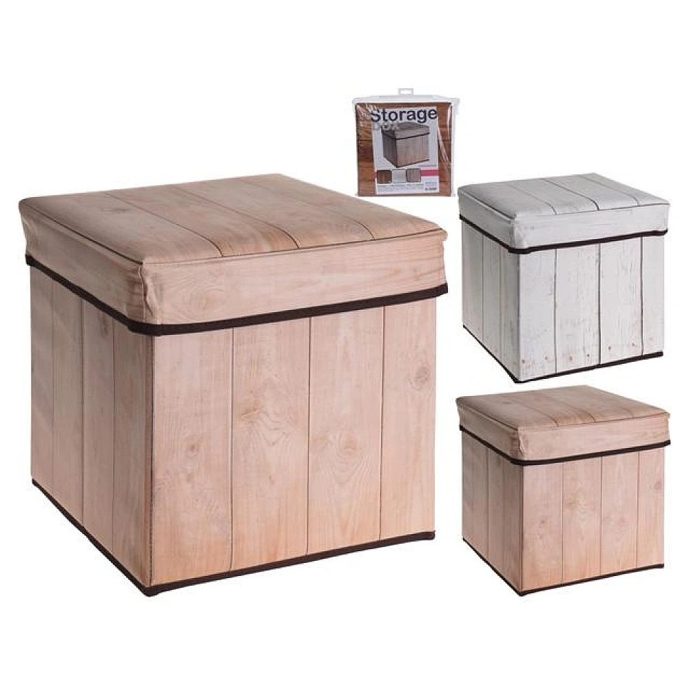 Cutie tip scaun de depozitare Storage Solutions 30X30X30cm ”Lemn”