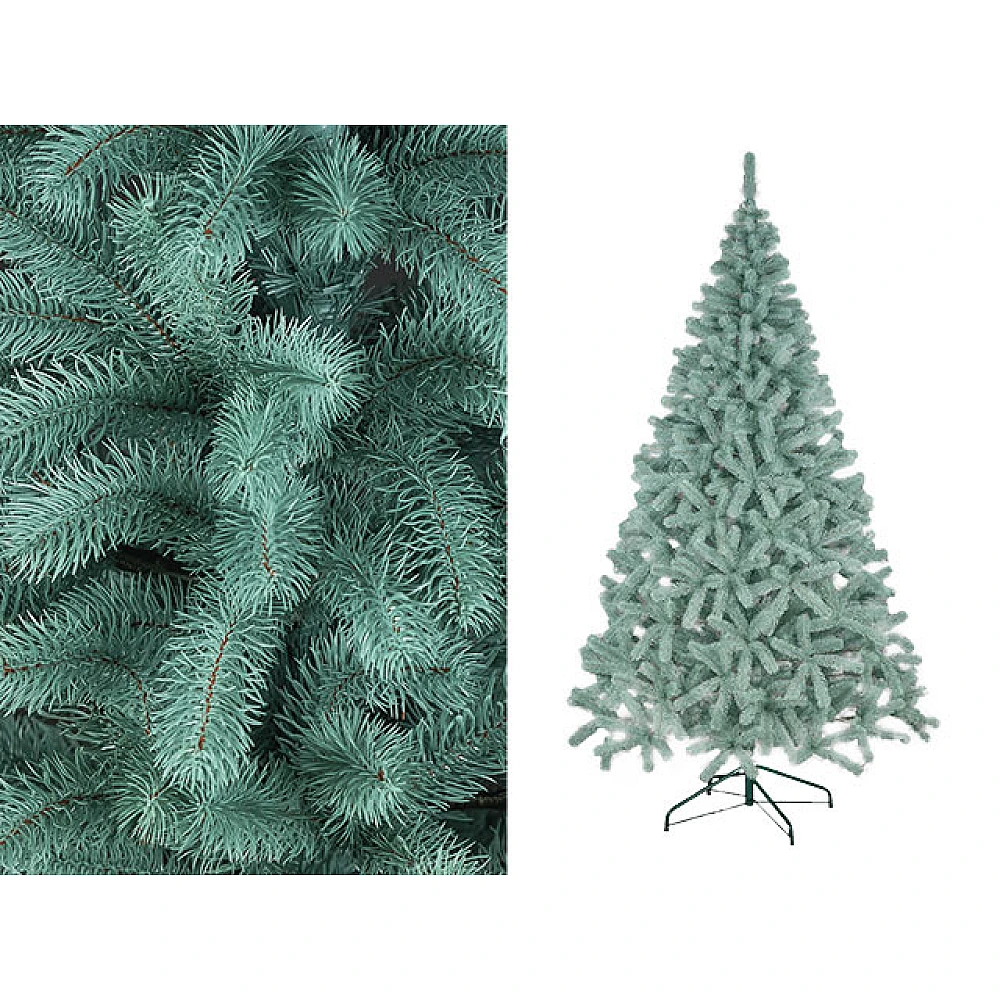 Brad artificial Prezident albastru, ace turnate, 230cm, 974ramuri, PE