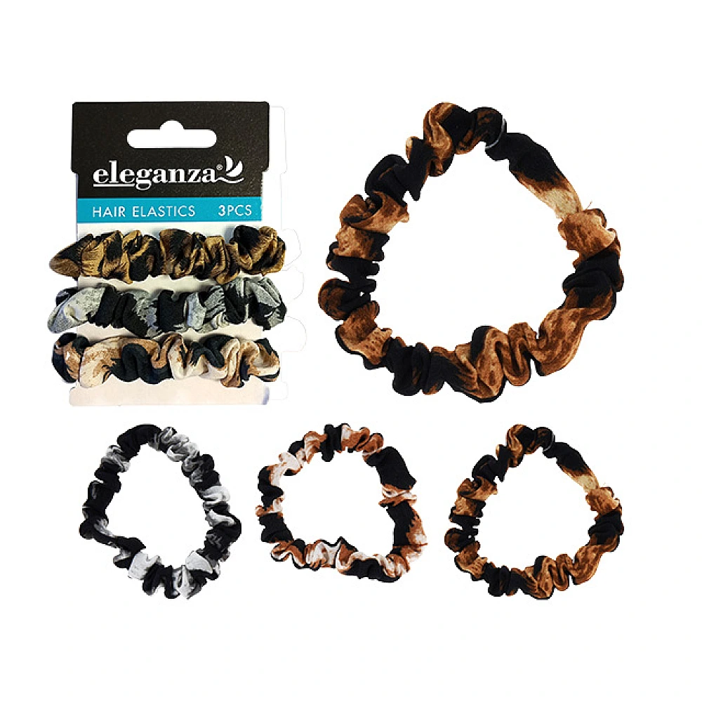 Set elastice pentru par voluminos 3buc, poliester