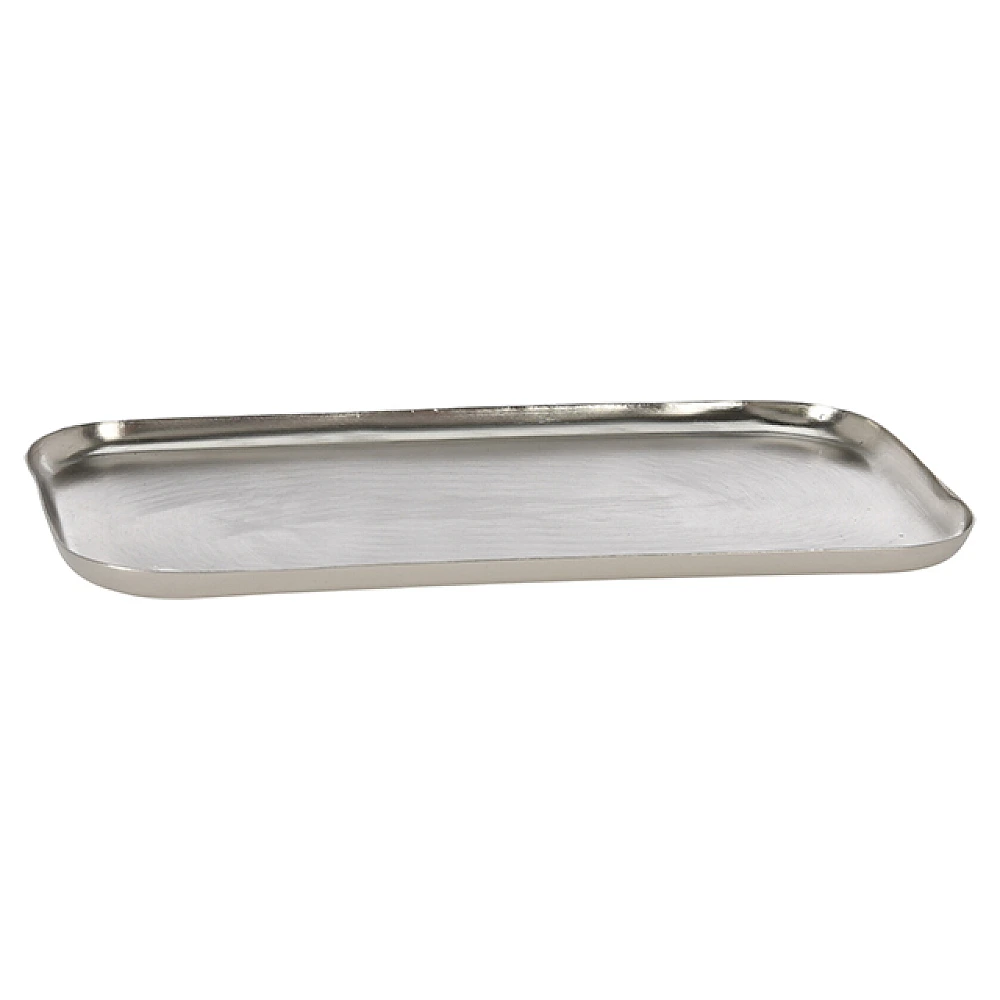 Tava metalica cu margine 30X16cm, argintie