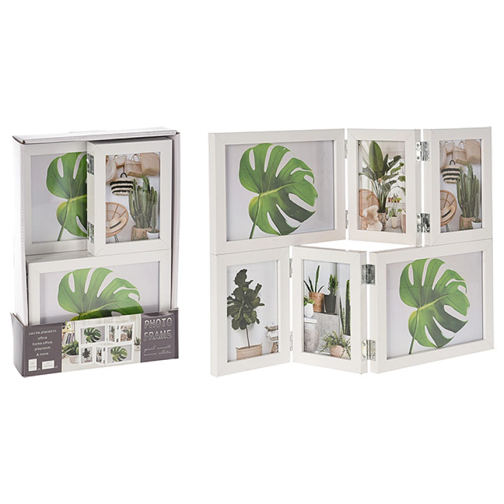 Rama foto-colaj 6 foto (9X13сm / 13X18cm), plastic