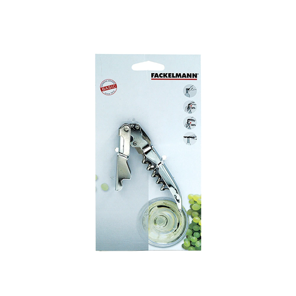 Tirbuson pentru chelneri Fackelmann 12cm, inox