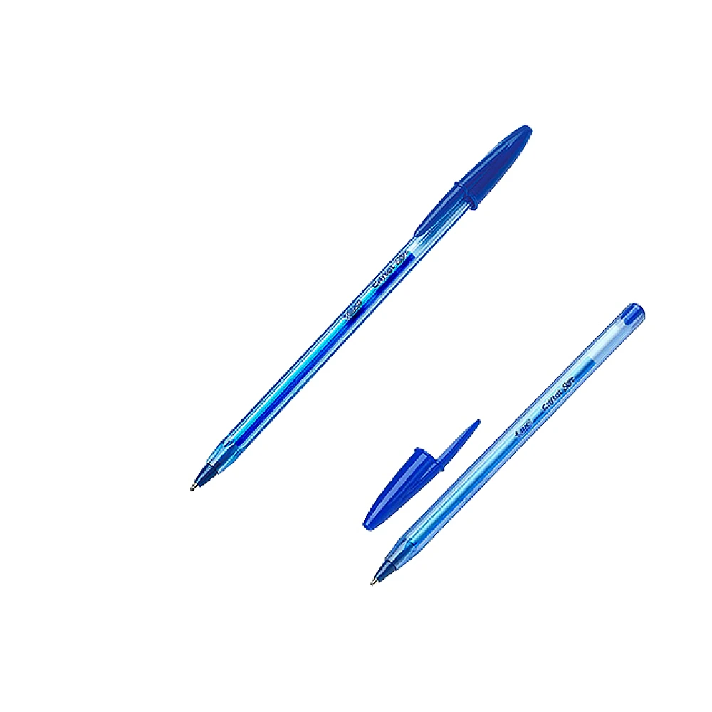 Pix cu bilă Bic Cristal Soft (1/50), albastru