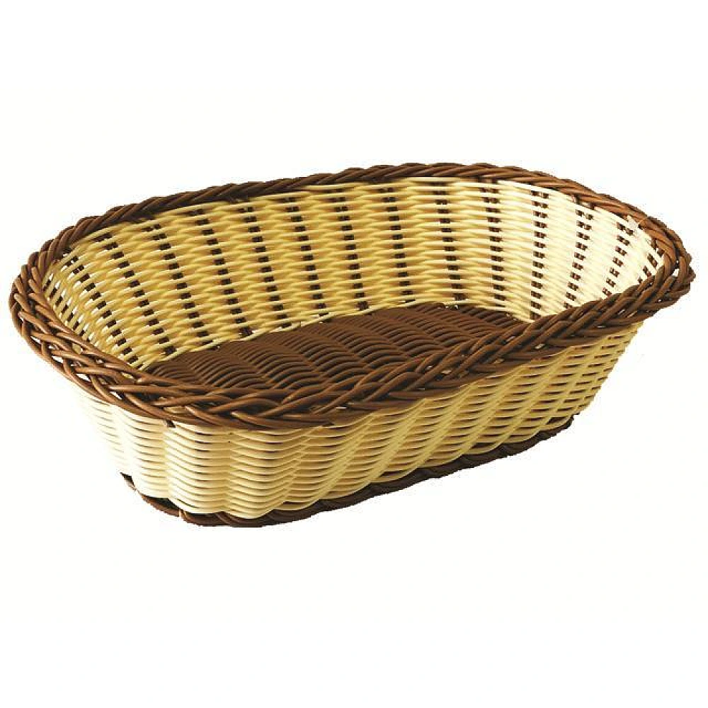 Cos împletit pentru pâine ovală 27X18.5X7cm