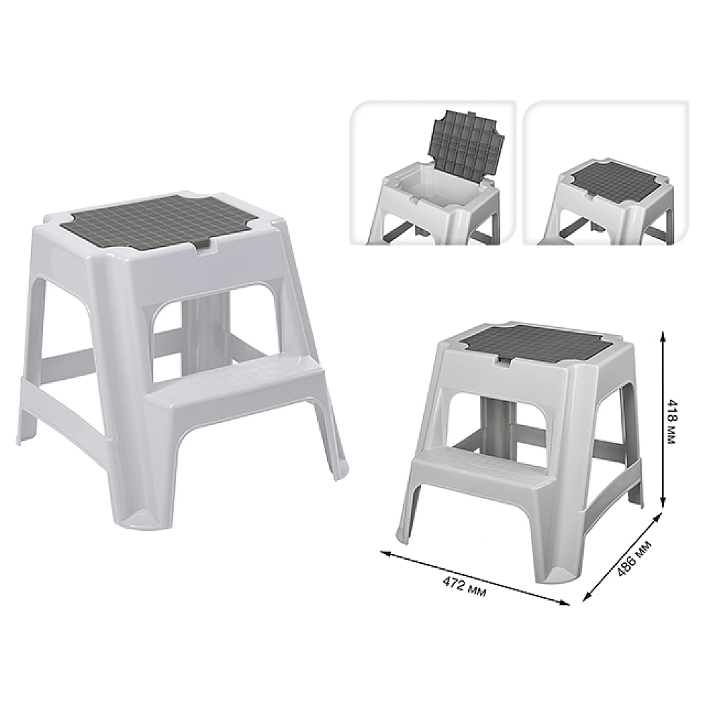 Scara-taburet Bytplast Volf 47X49X42cm