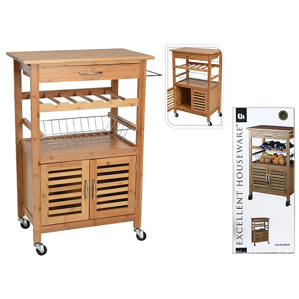 Masa de servit EH 88X60X36cm, roti