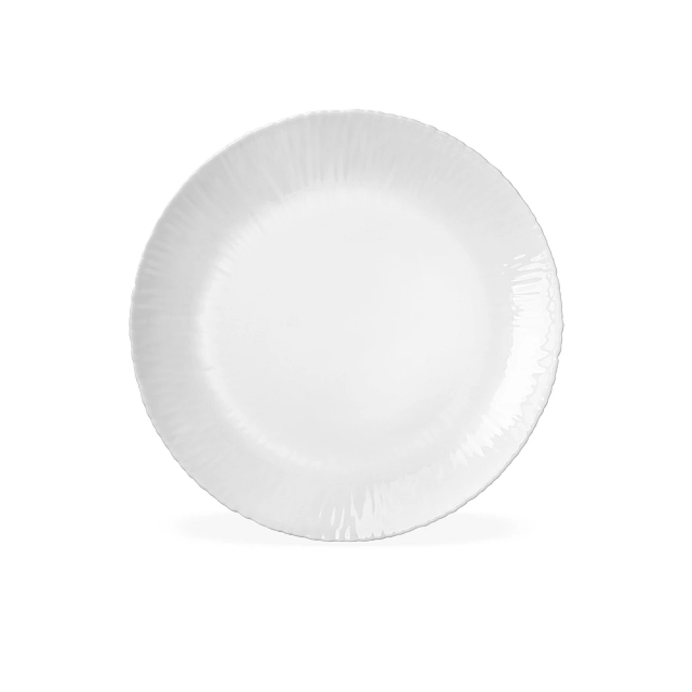 Farfurie de servire 27cm Coconut, sticla de opal