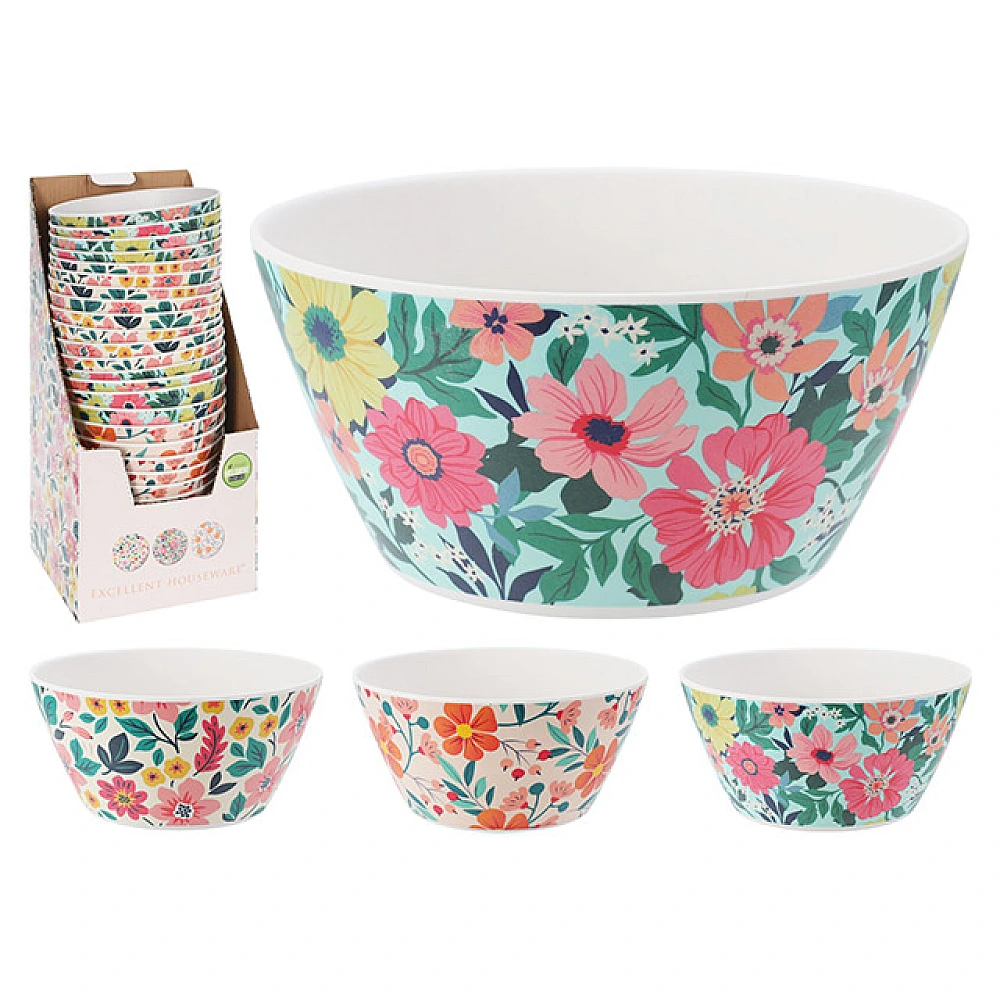 Salatieră EH Spring Flower 14cmX7cm, din plastic