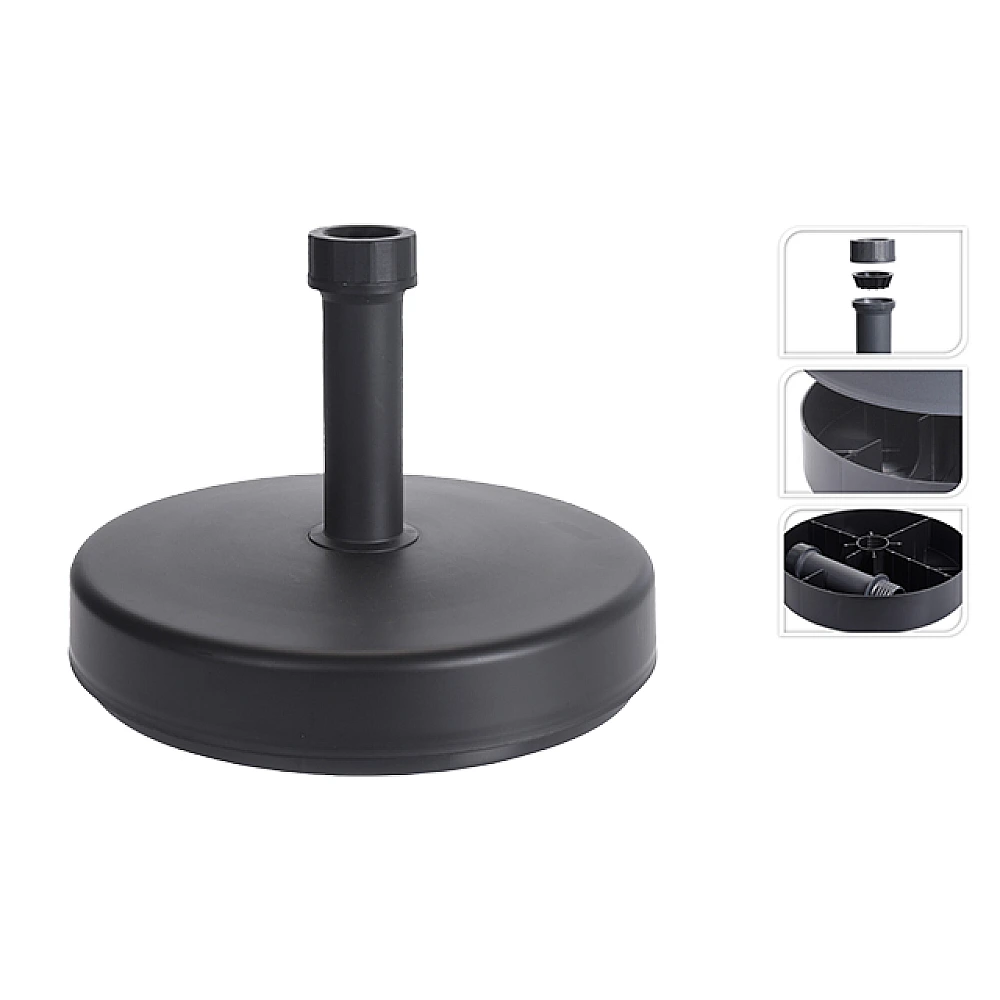 Suport pentru umbrela 25kg, D45cm, negru