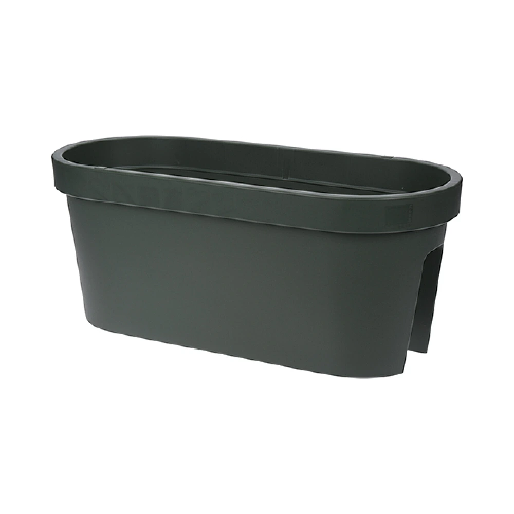 Ghiveci pentru balustrada 59X26X25cm, verde