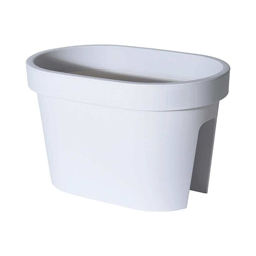 Ghiveci pentru balustrada 40.1X26X24cm, alb