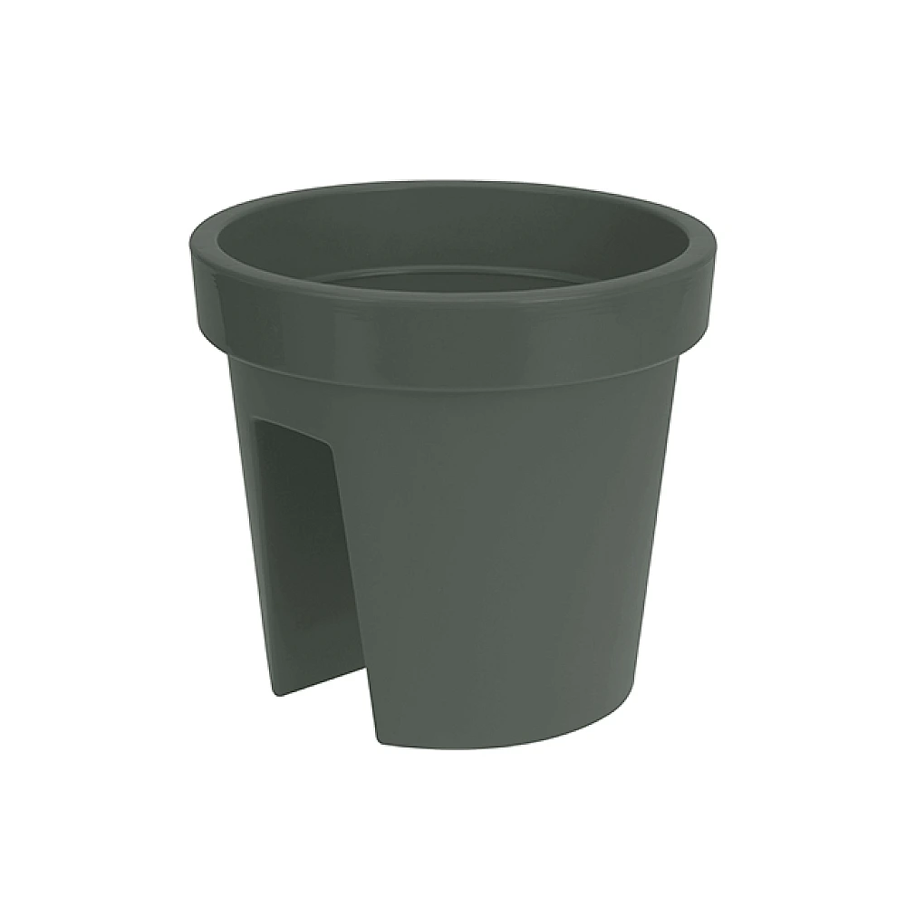 Ghiveci pentru balustrada D28, H25cm, verde