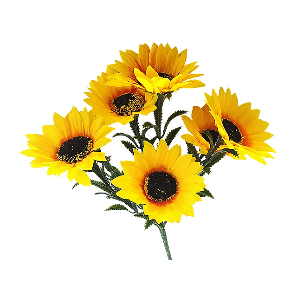 Flori artificiale Floarea-soarelui, 7 ramuri