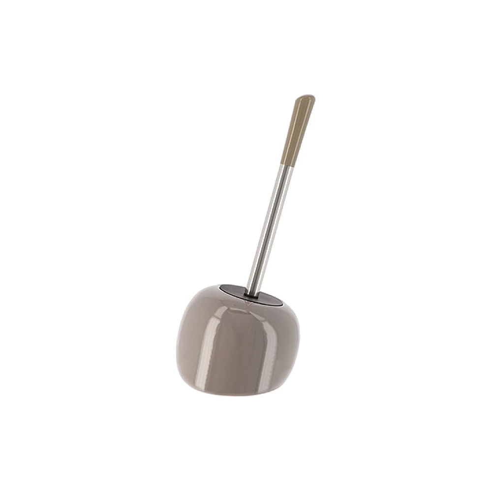 Perie WC cu suport Tendance Dolomite, maro, din dolomit