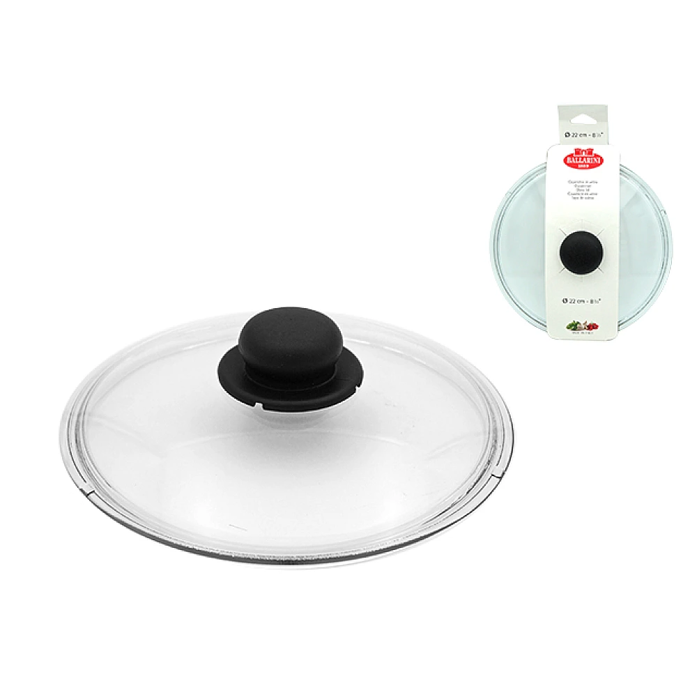 Capac din sticla 22сm Ballarini plat