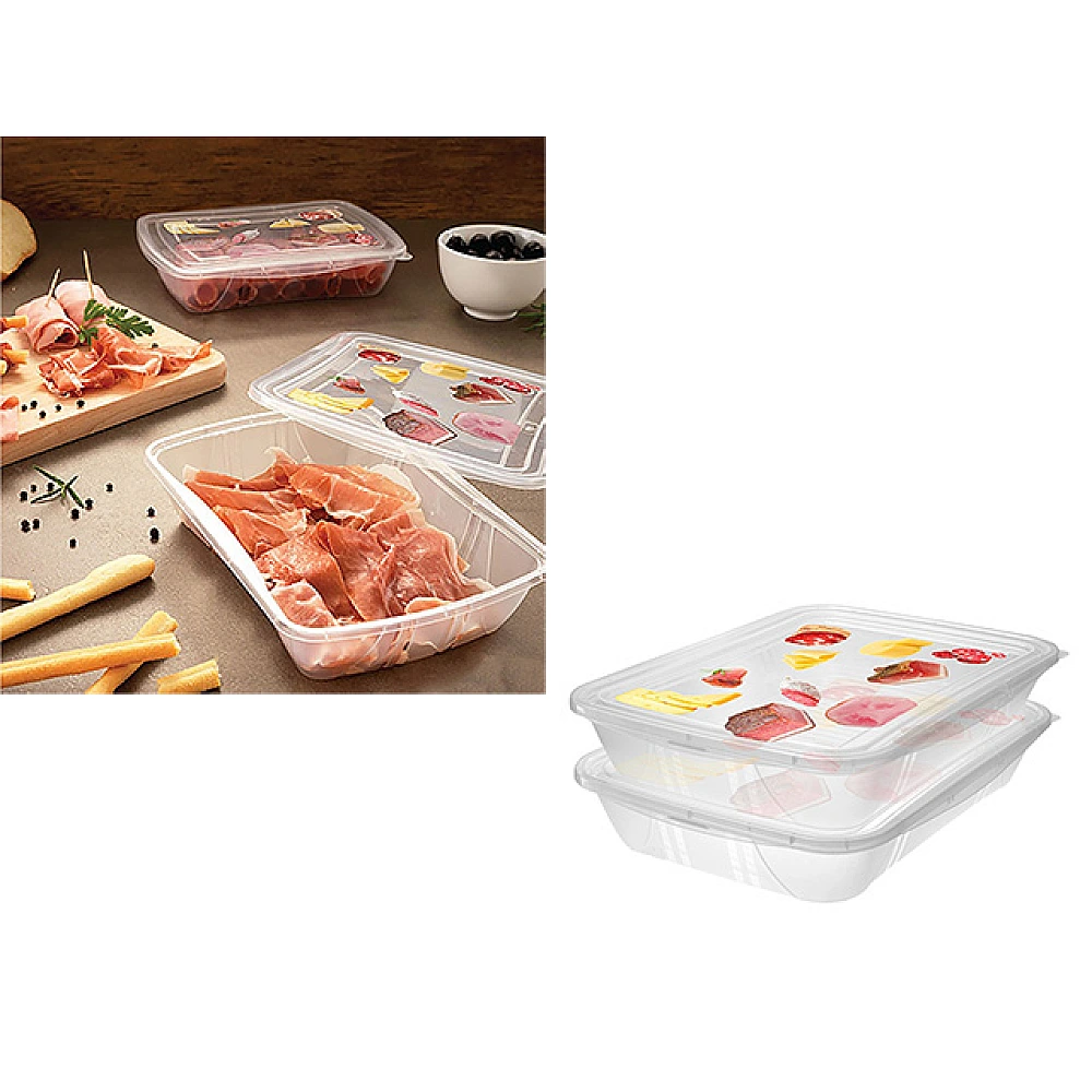 Set containere alimentare Snips Fresh 2buc 1.5l, 27X20.5X6cm