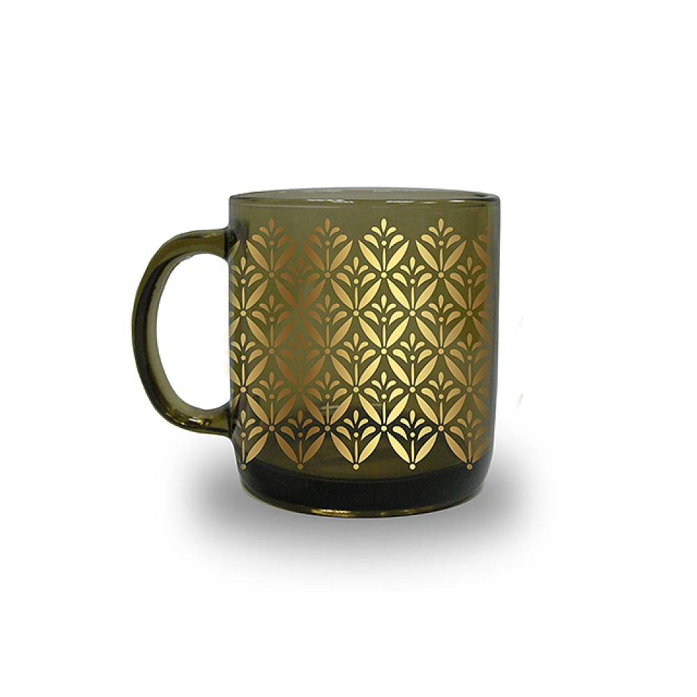 Cana din sticla 420ml GI Verso, design germeni