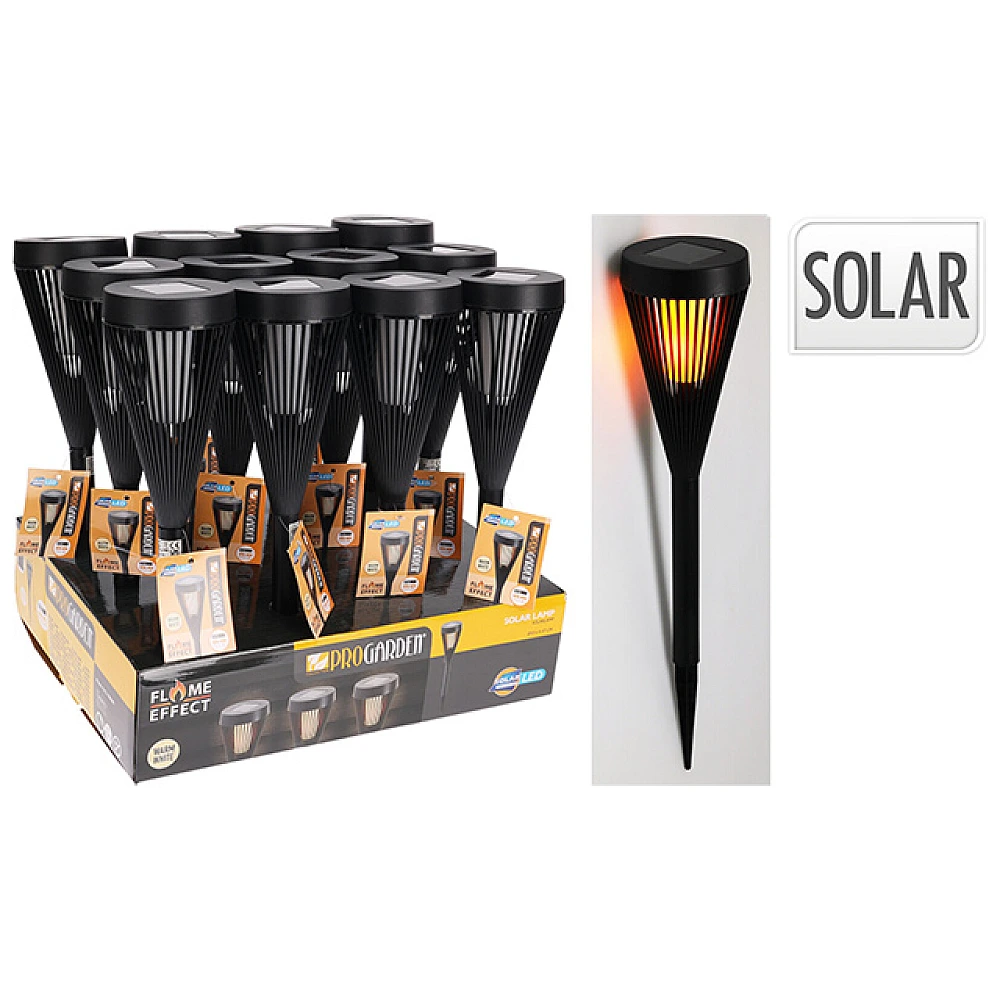 Felinar pe baterie solara in forma de Faclie D10XH58 cm, 200mAh