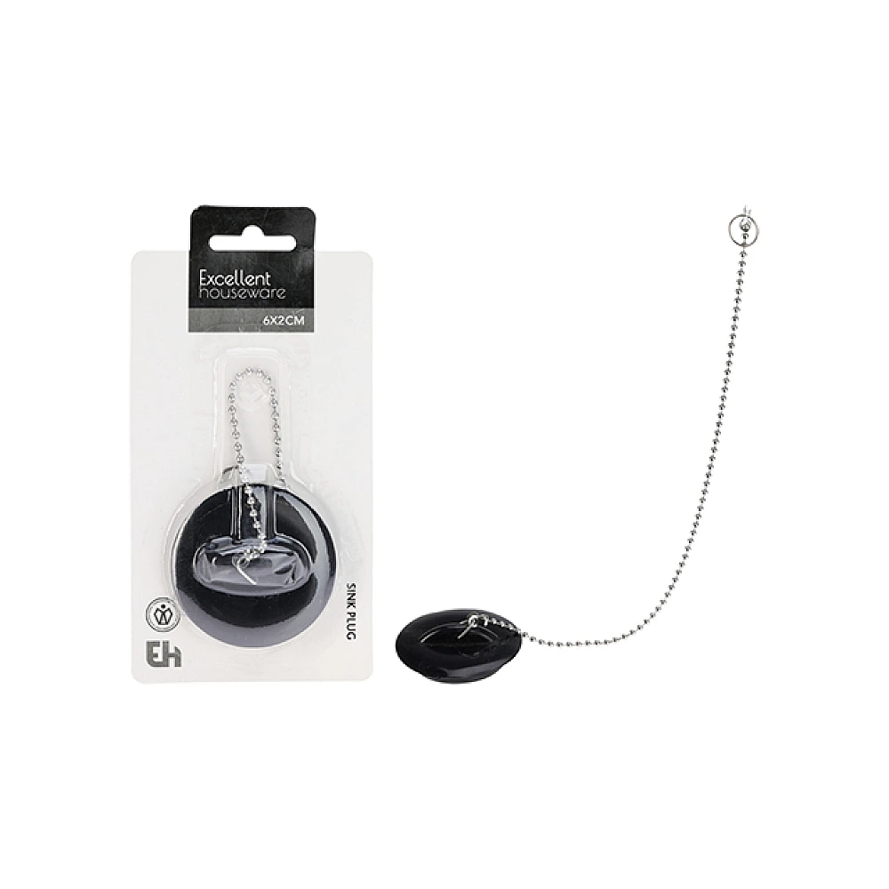 Dop pentru chiuveta D6 cm cu lantisor 30 cm