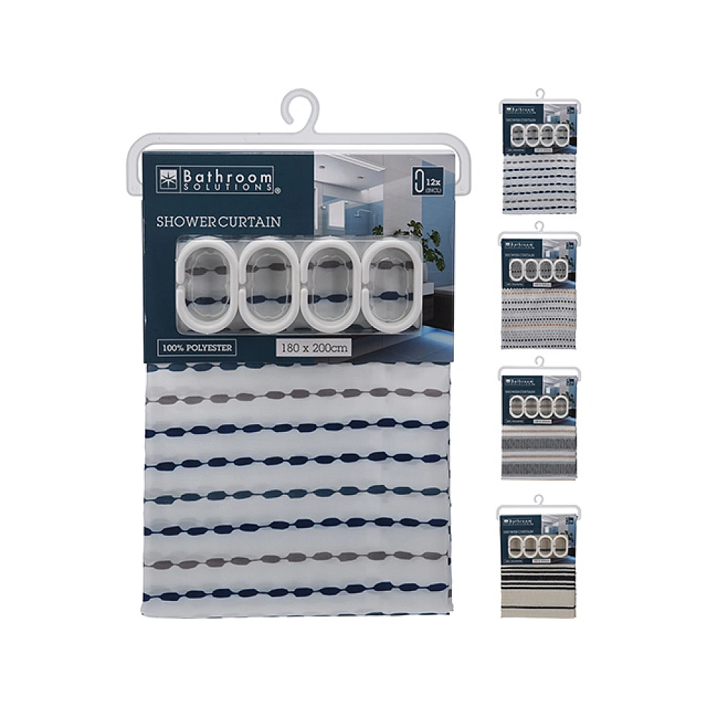 Perdea pentru dus 180X200 cm Bathroom, poliester