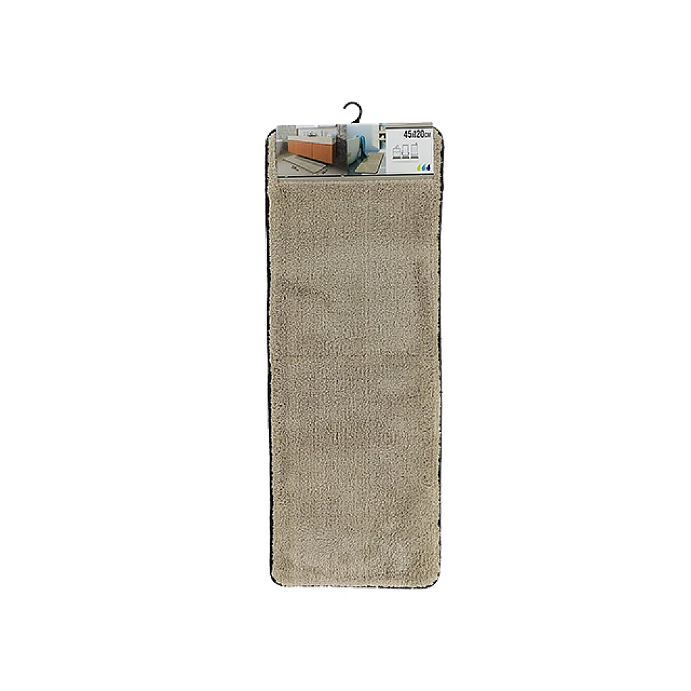Covoras pentru baie microfibra 45X120cm Tendance, bej, poliester