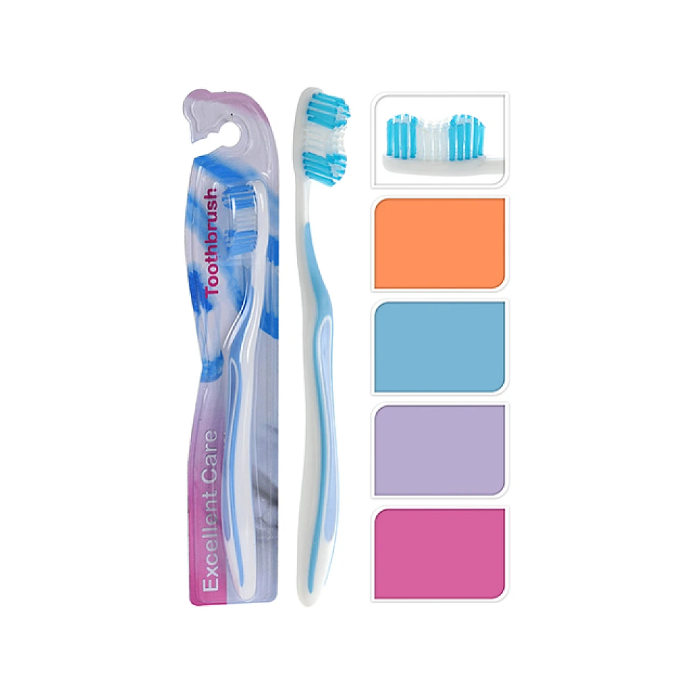 Periuta de dinti Excellent Care 19cm, plastic