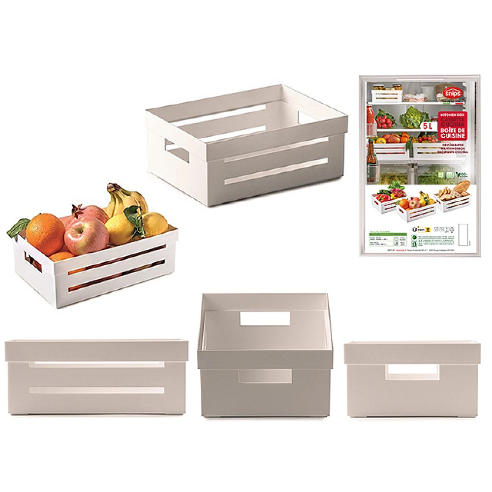 Cutie organizator Snips 5l 29.5X20X10.5cm, alba