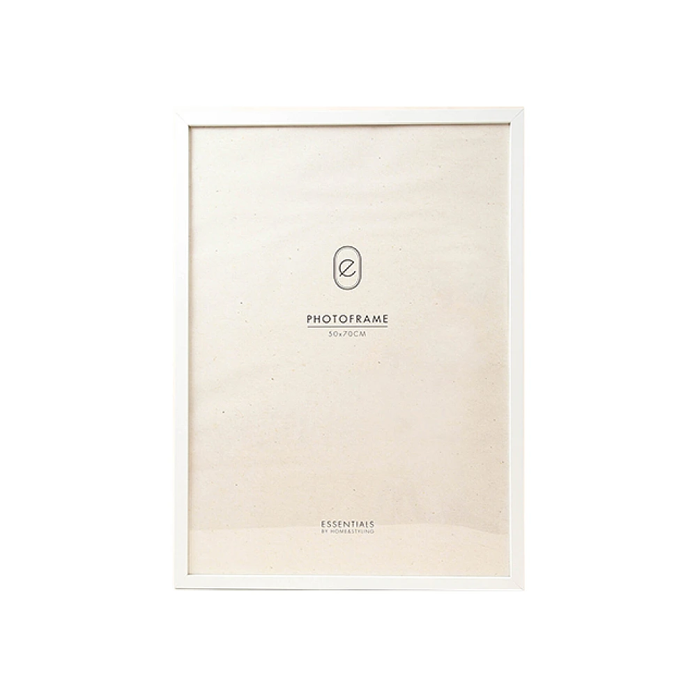 Rama foto 50X70cm, material MDF, culoarea alba