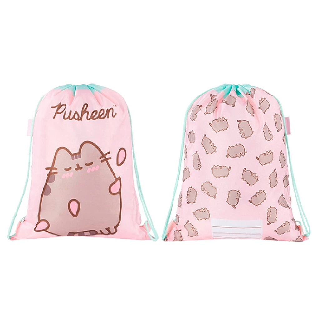Geanta-rucsac pentru incaltaminte Bambino Pusheen Pink 34X43cm