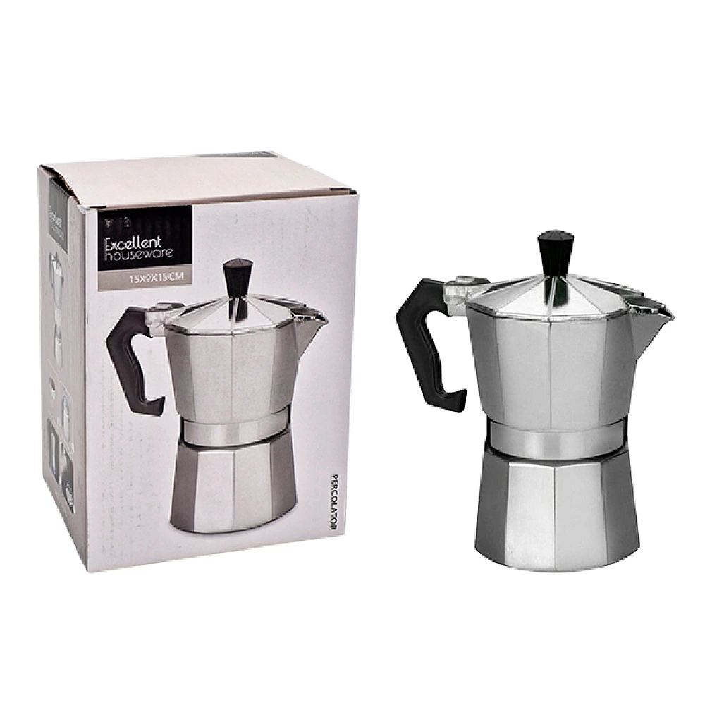 Ibric de cafea pentru 3 cani EH din aluminiu