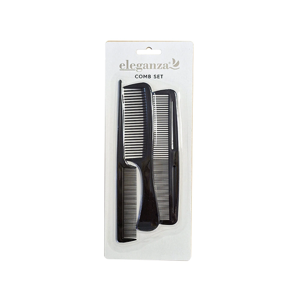Set de piepteni Eleganza 3buc, blister
