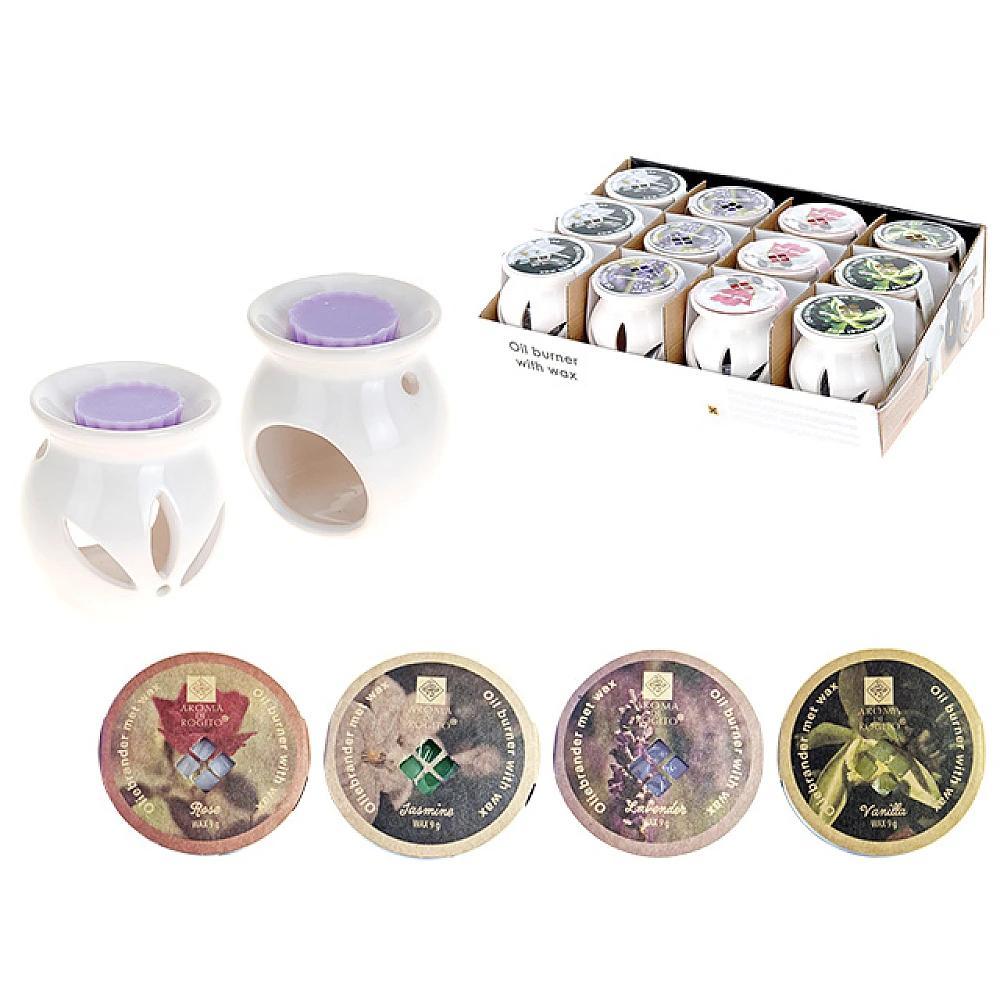 Lampa de aromaterapie 8cm si lumanari