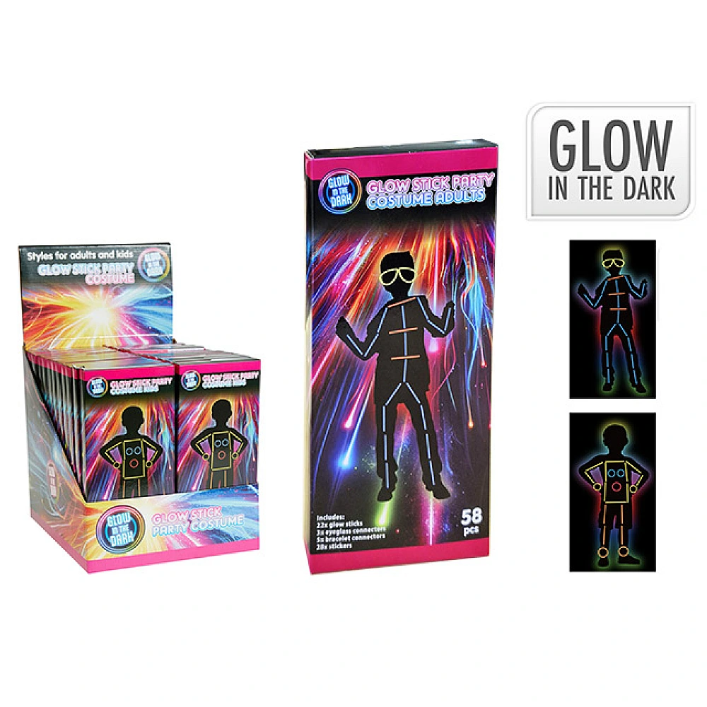 Set de accesorii Glow Stic Party care stralucesc 58 buc