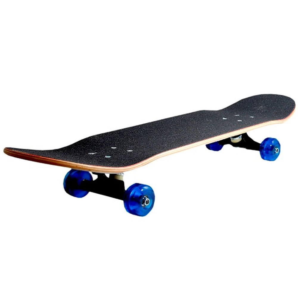 Skateboard clasic 79X20cm, iluminarea rotilor lemn