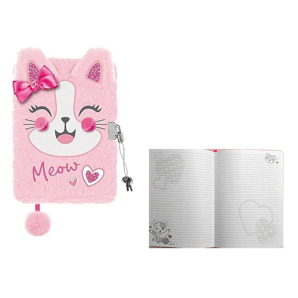 Agenda cu lacat, A5, 96foi, My Little Happy Cat, coperta plus
