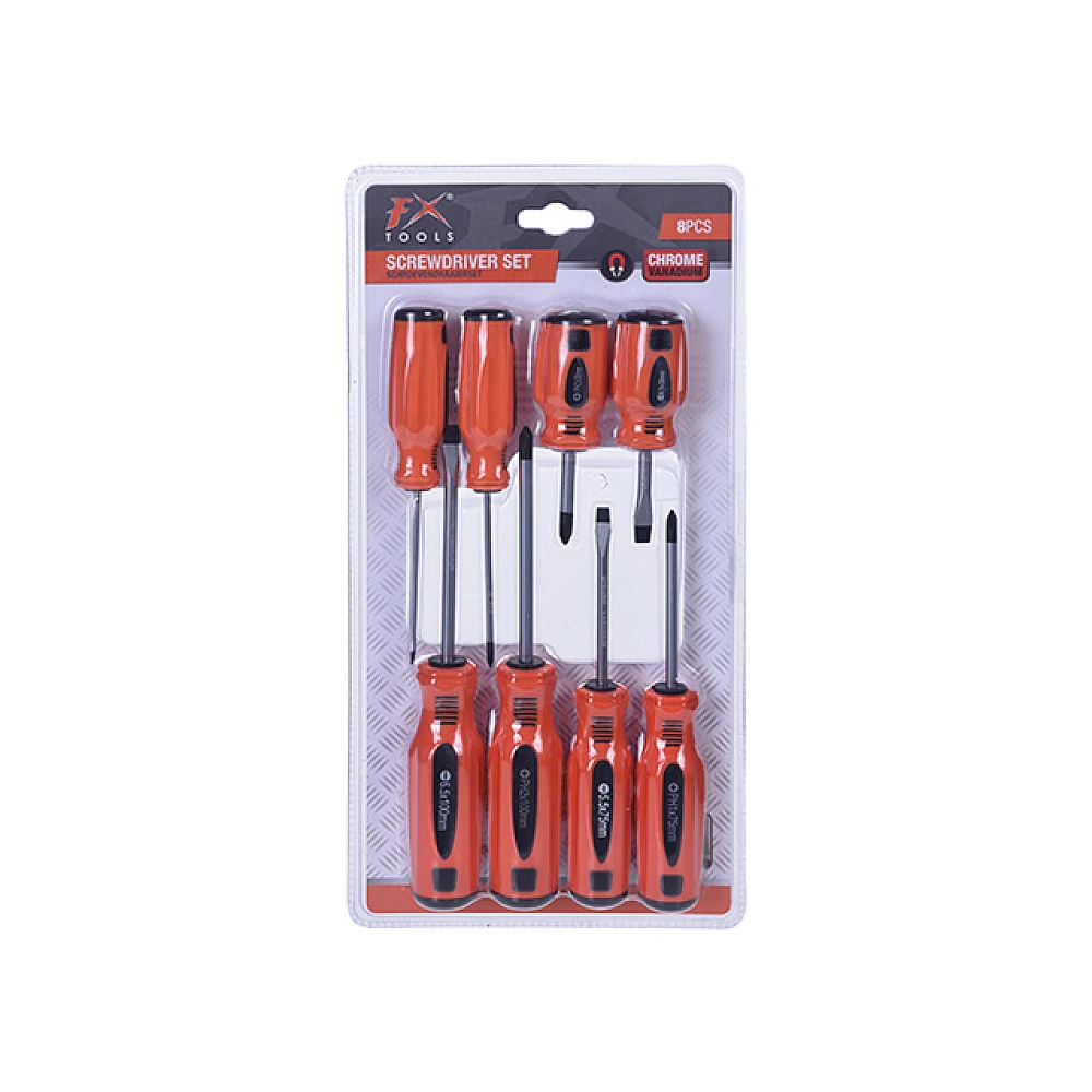 Set surubelnite FX 8buc, 4modele, 4marimi