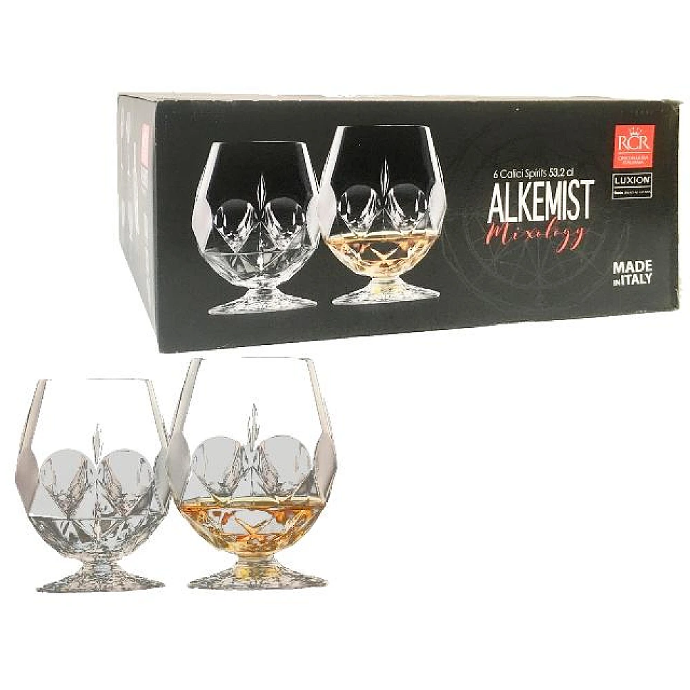 Set 6 pocale pentru coniac Alkemist 530ml